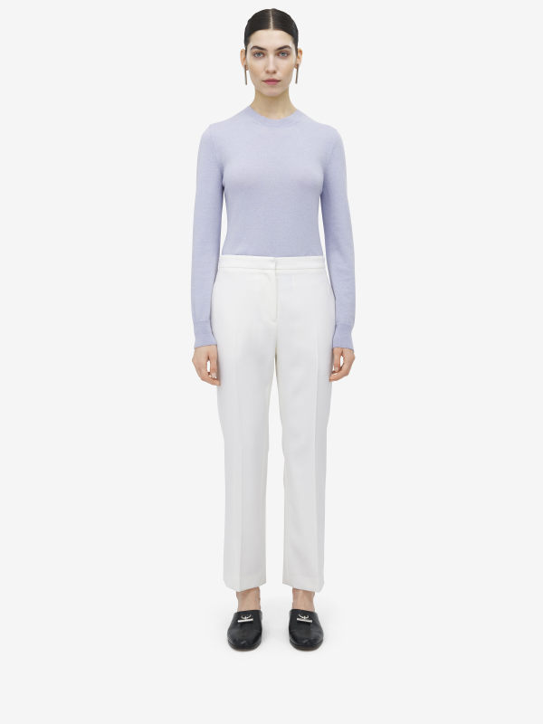 ALEXANDER MCQUEEN - Cigarette Trousers - Item 830044QJAFG9015